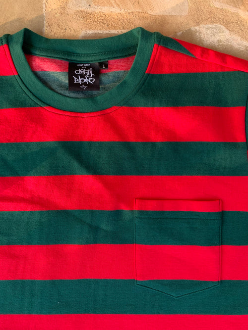 freddy kreuger reimagined striped tee