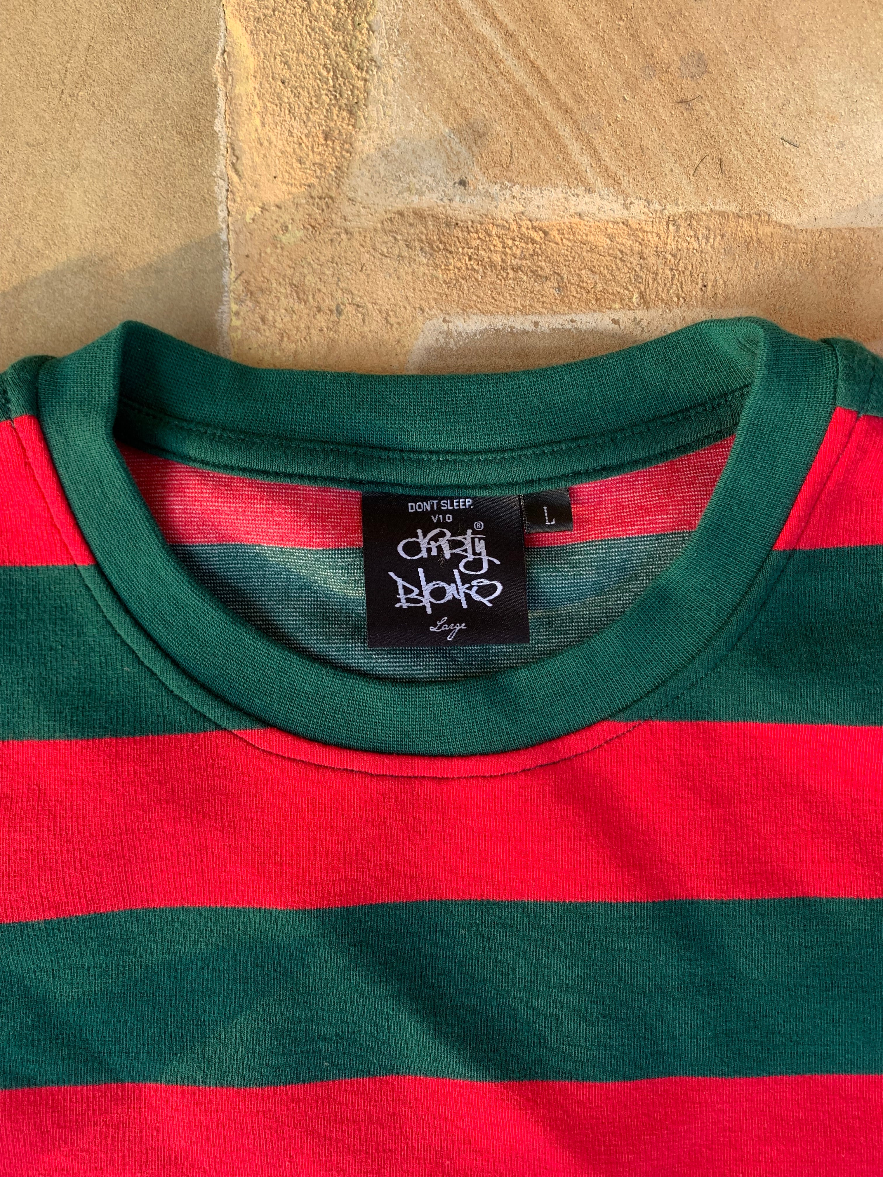 freddy kreuger reimagined striped tee